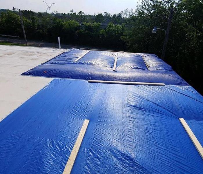 Properly Tarped Roof 