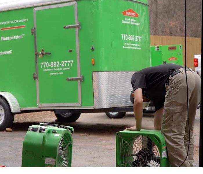 SERVPRO professional cleaning equipment 