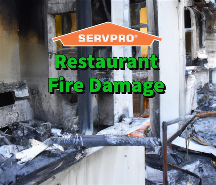 Restaurant fire damage to a Atlanta restaurant