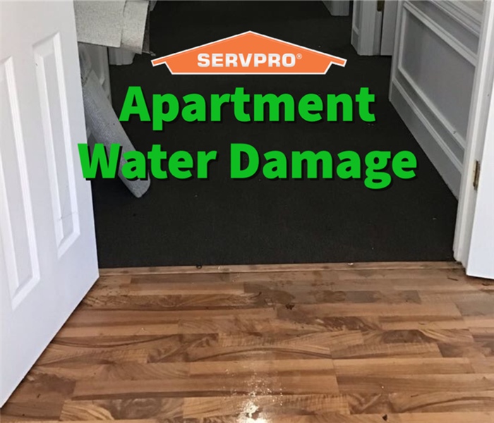 Apartment water damage in a Atlanta apartment complex