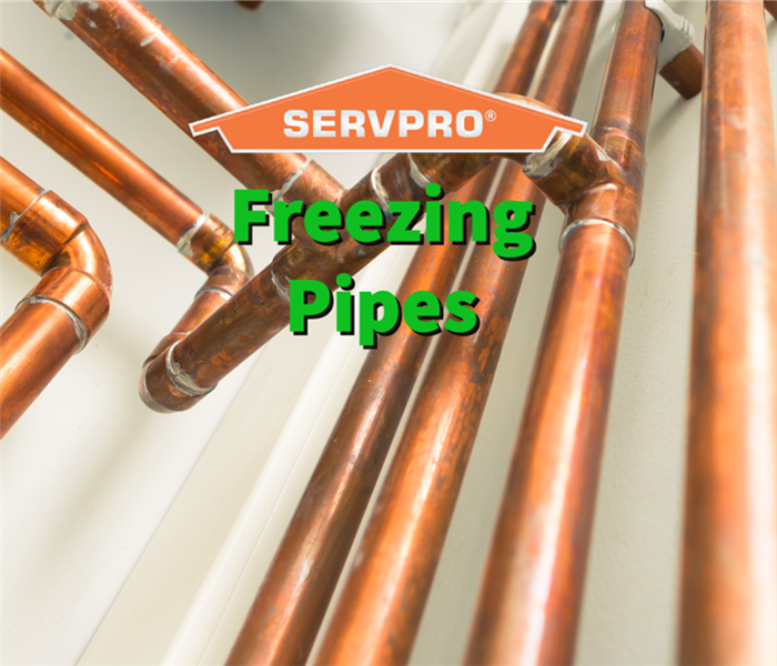 Freezing pipes in an Atlanta property